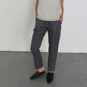 Samuji speckled linen trousers